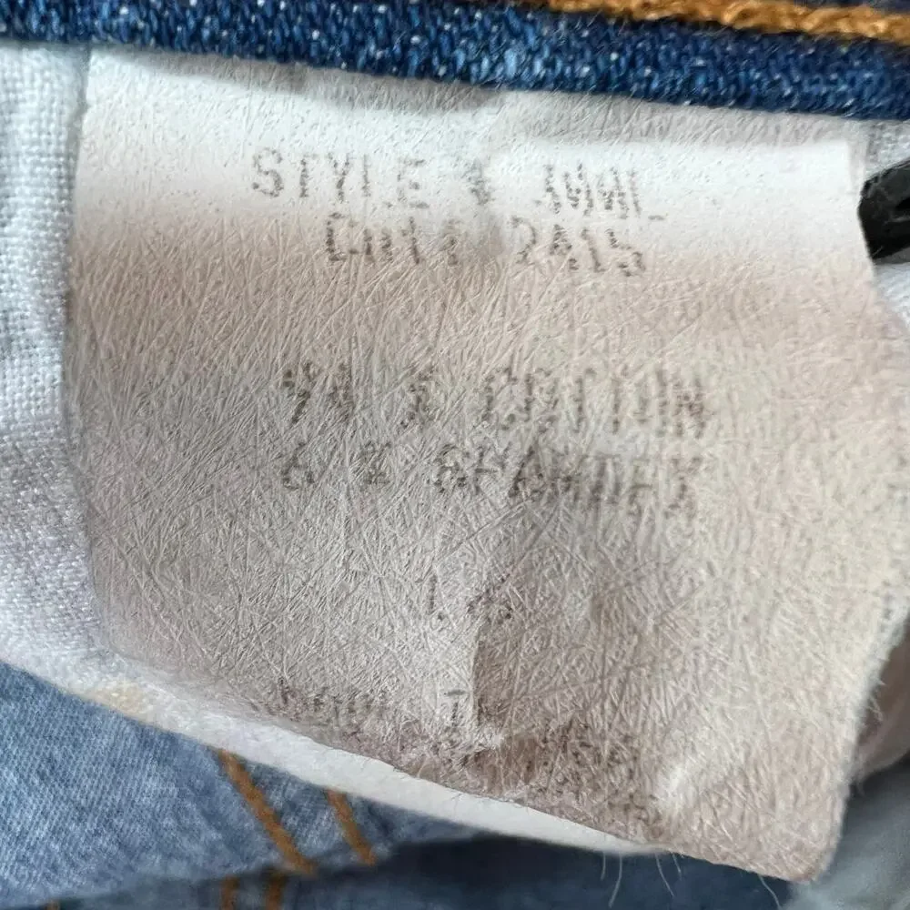NYDJ Stretch Jeans Straight Leg in Blue Women's Size 16